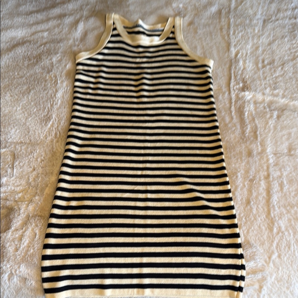 Striped Sleeveless Dress